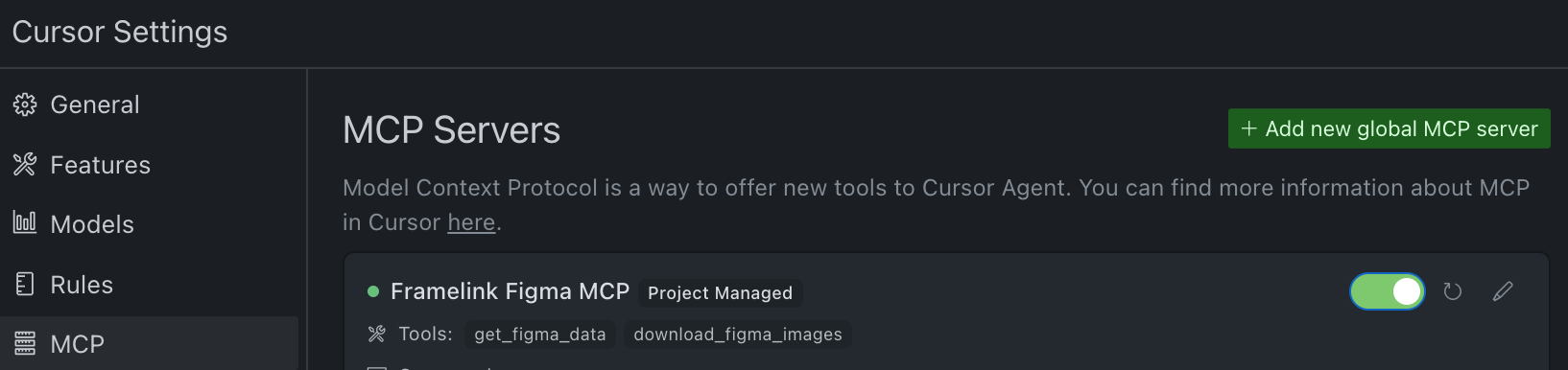 Cursor Settings