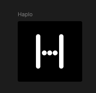 Haploのロゴ