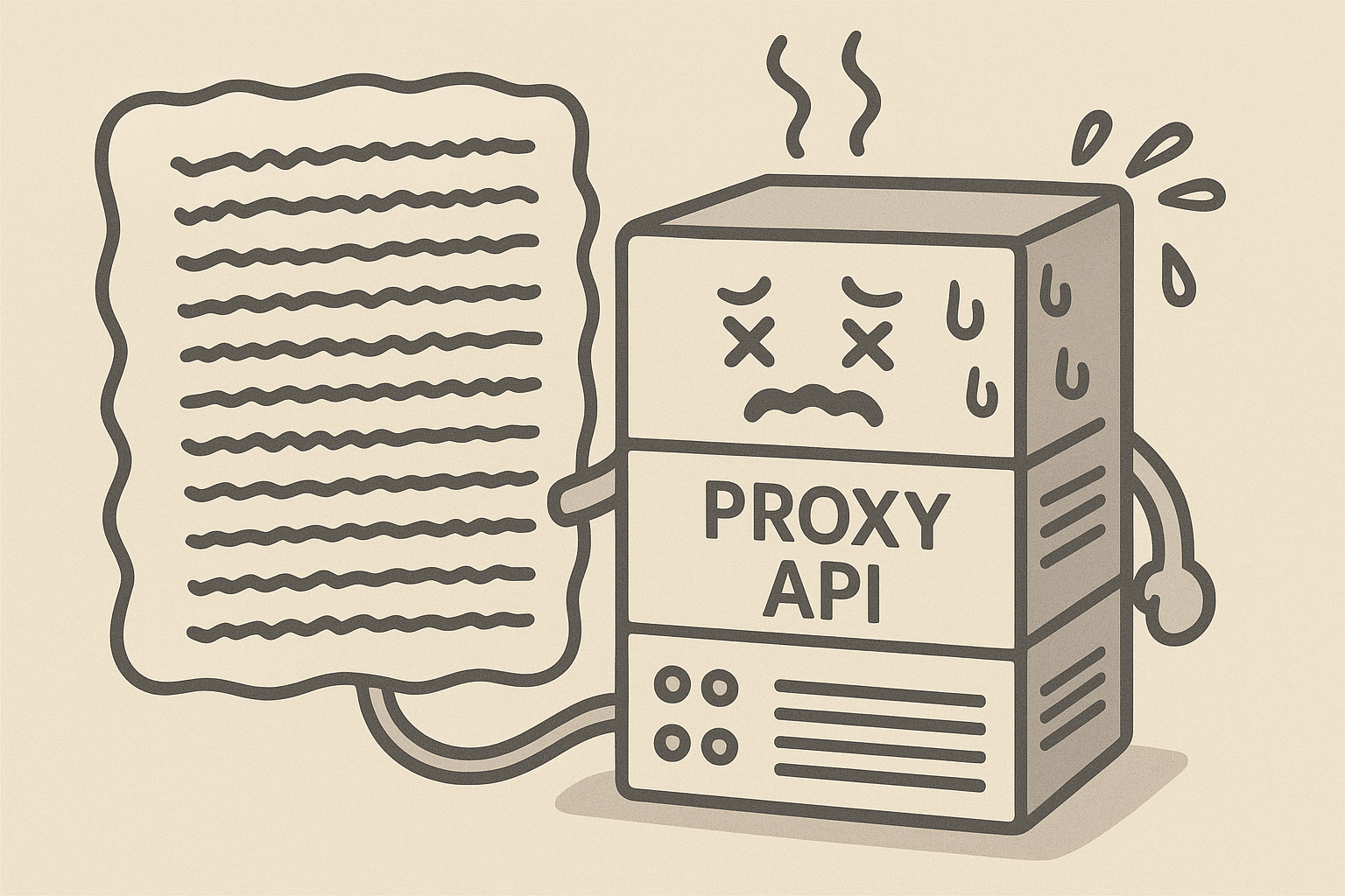デカすぎる body にハングアップするプロキシ API